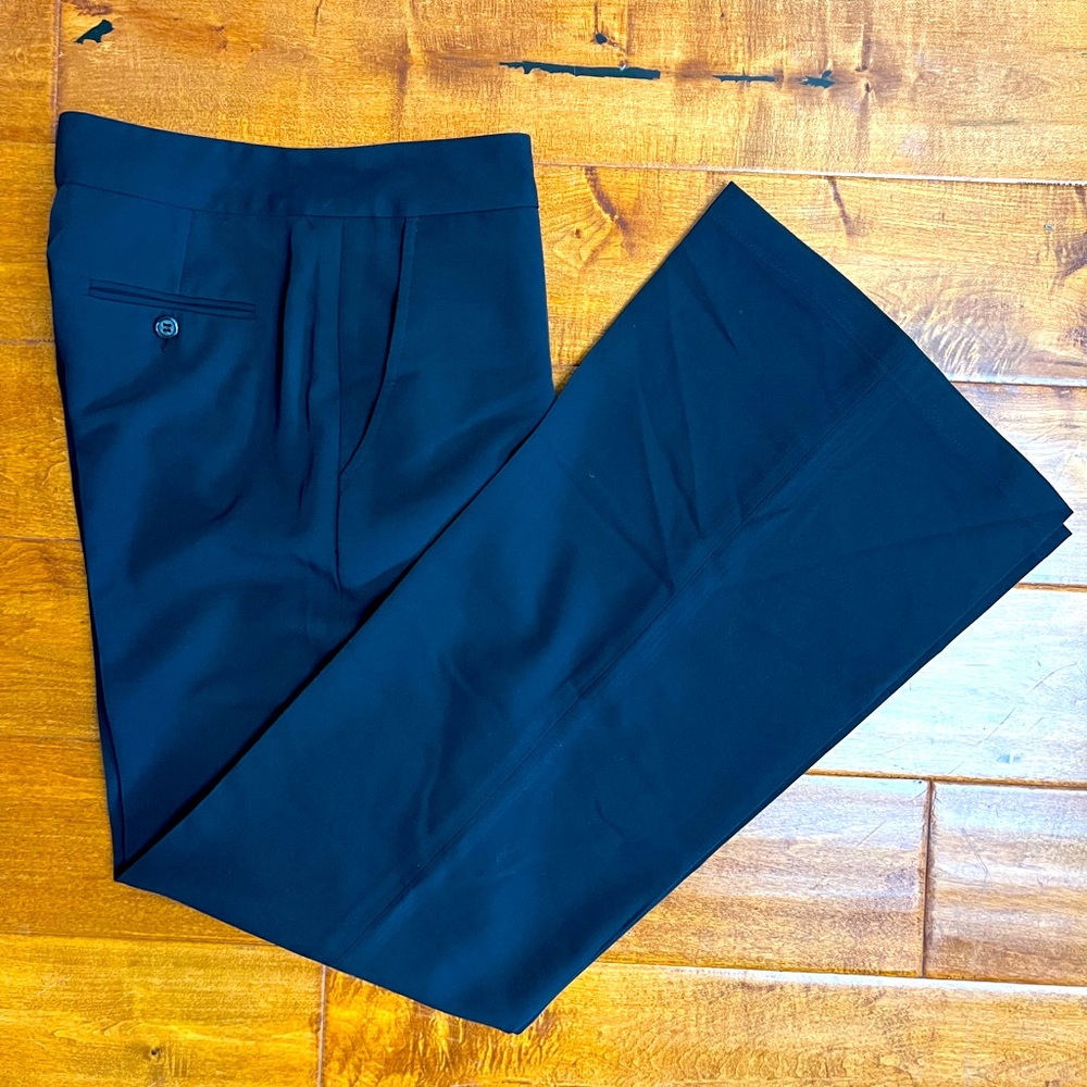 Black Alvin Valley flare pants, size 38